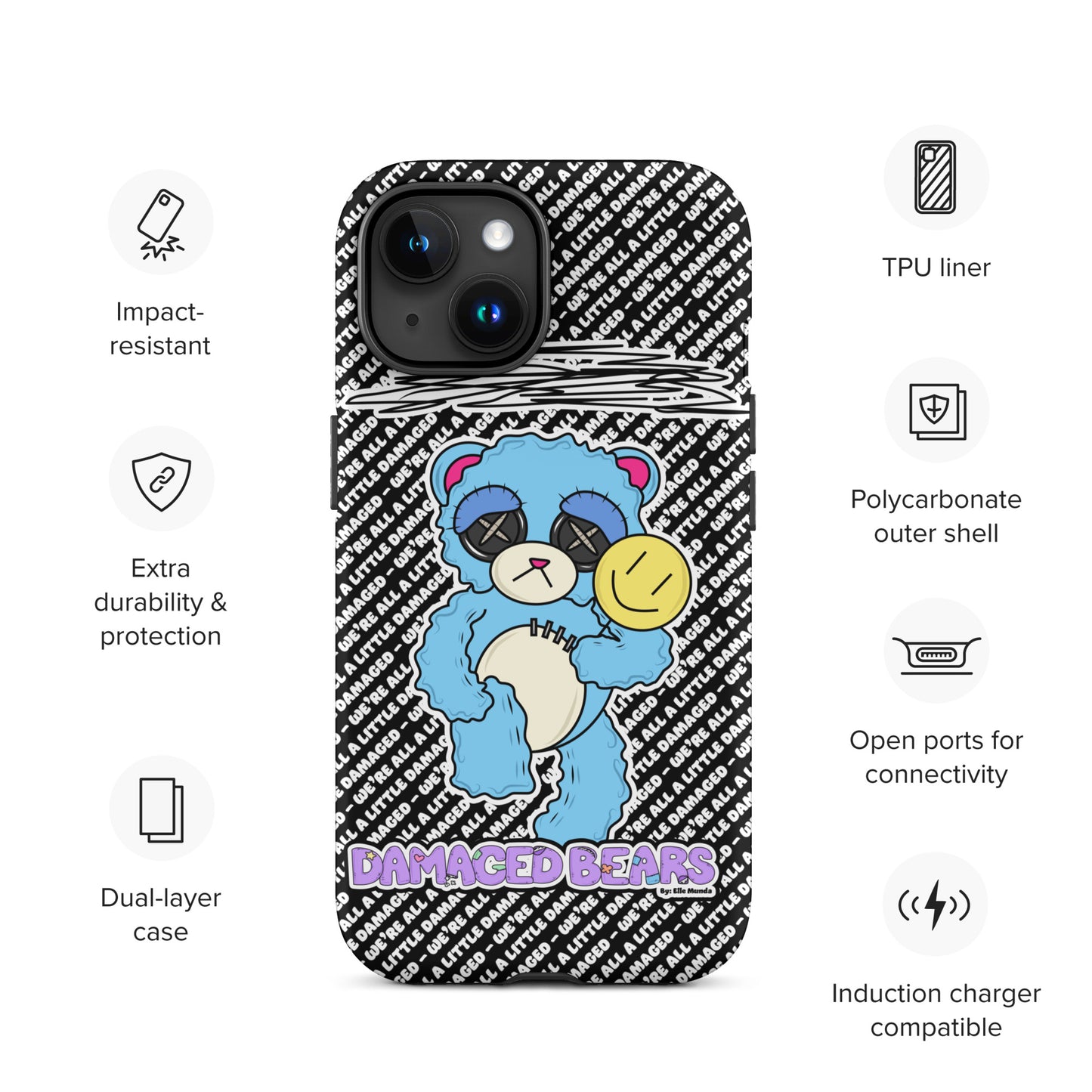 Depression Bear Tough Case for iPhone®