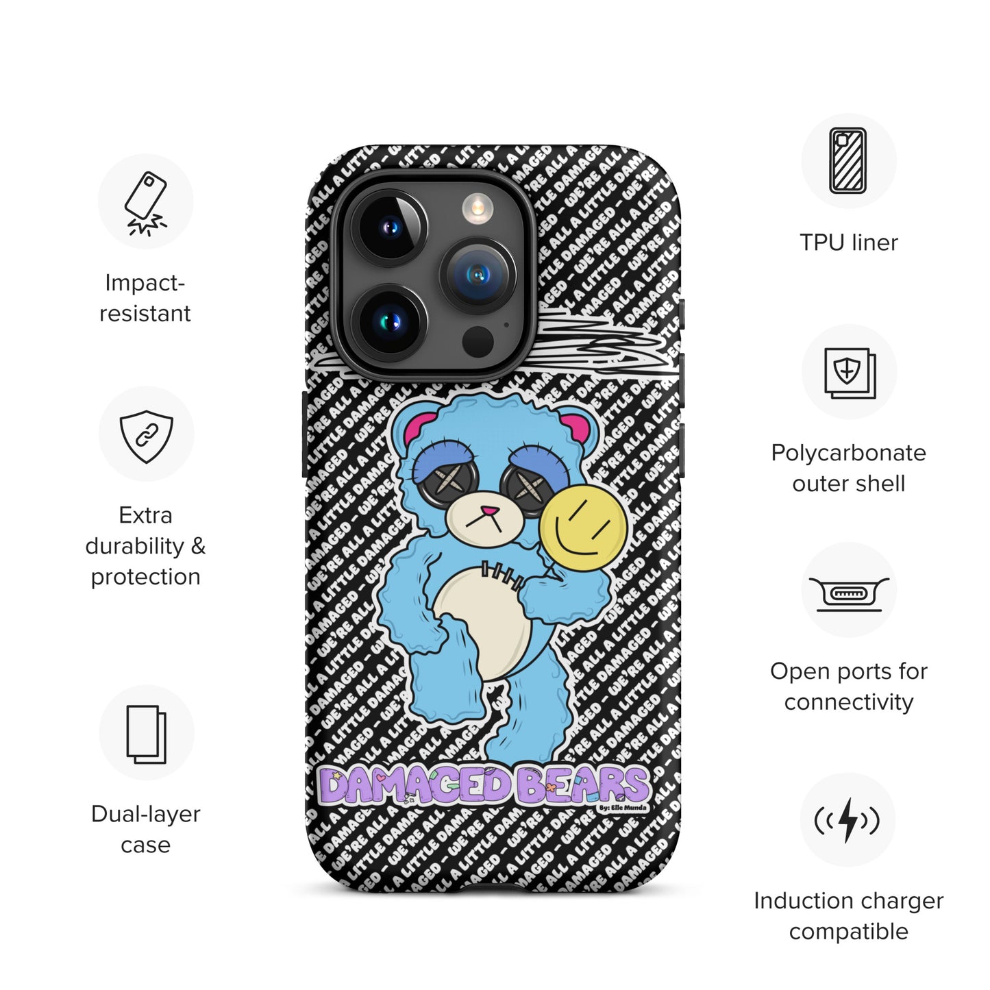 Depression Bear Tough Case for iPhone®