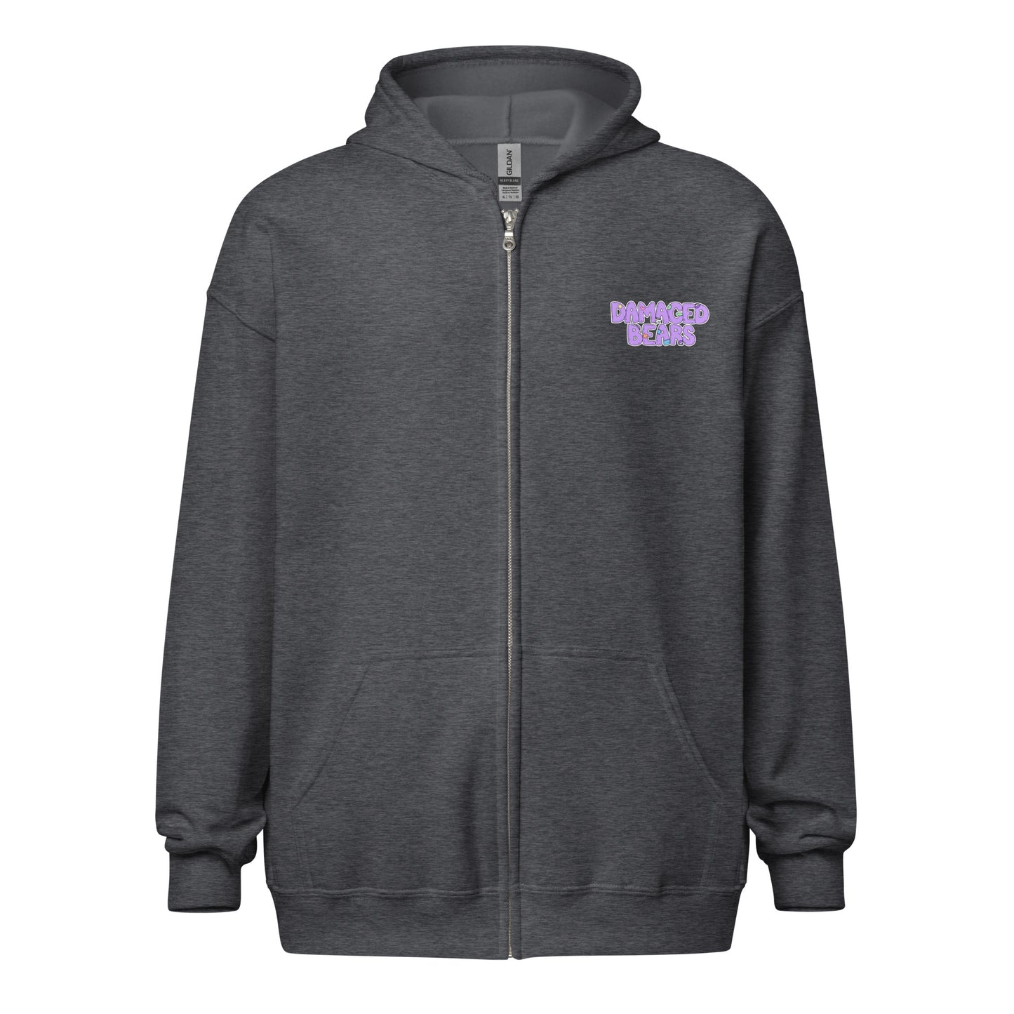 Damaged Bears Logo Unisex heavy blend zip hoodie