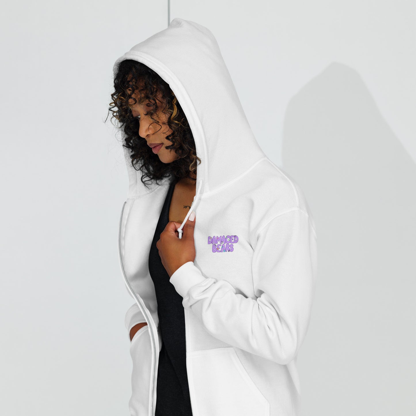 Damaged Bears Logo Unisex heavy blend zip hoodie