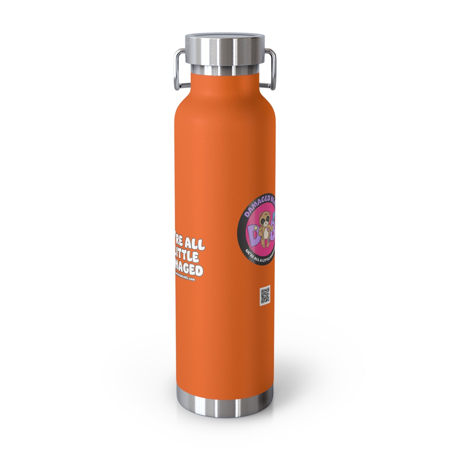 Damaged Bears Copper Vacuum Insulated Bottle, 22oz