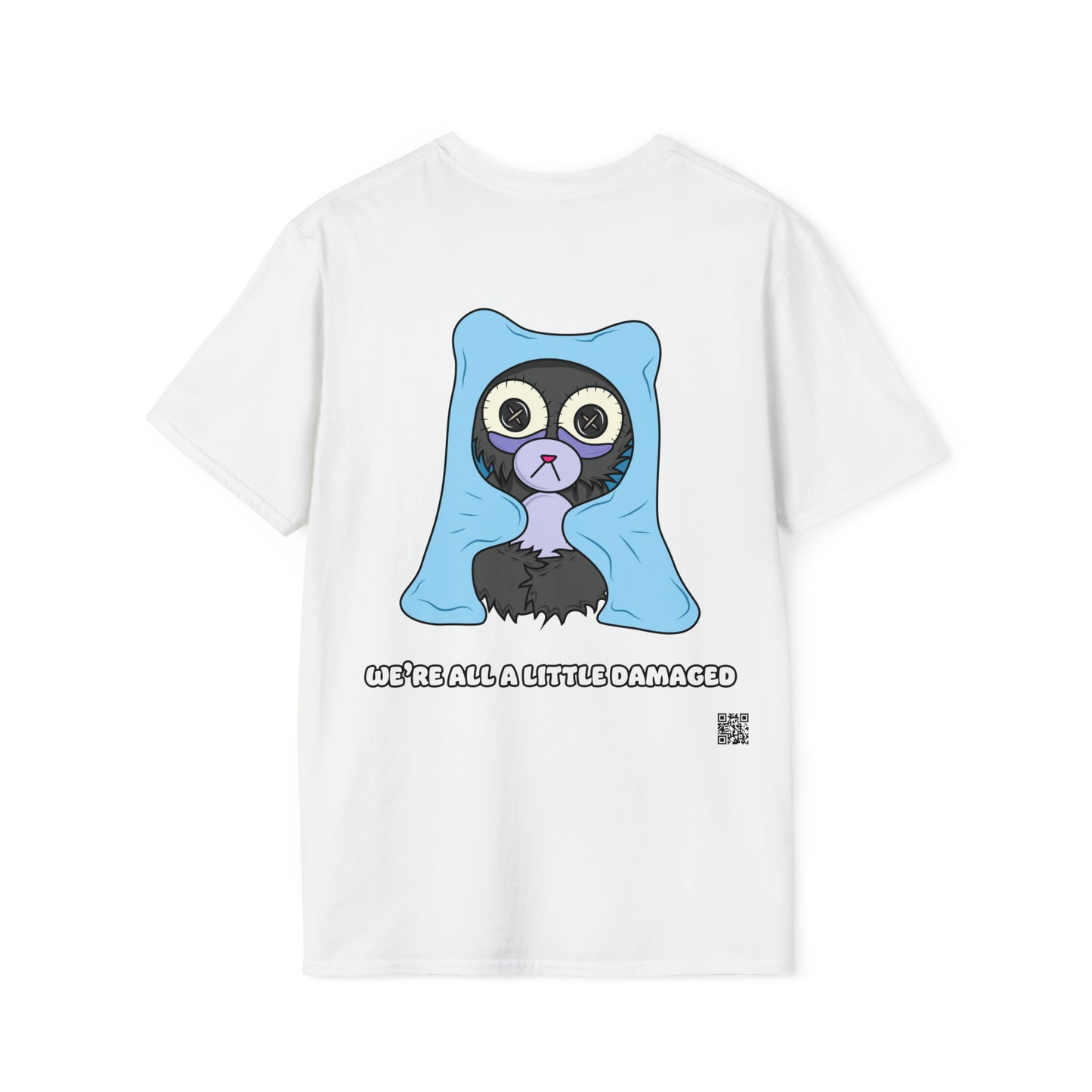 Insomnia Bear T-shirt Front and Back Design