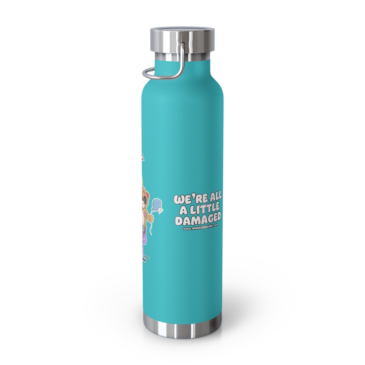 Damaged Bears Copper Vacuum Insulated Bottle, 22oz