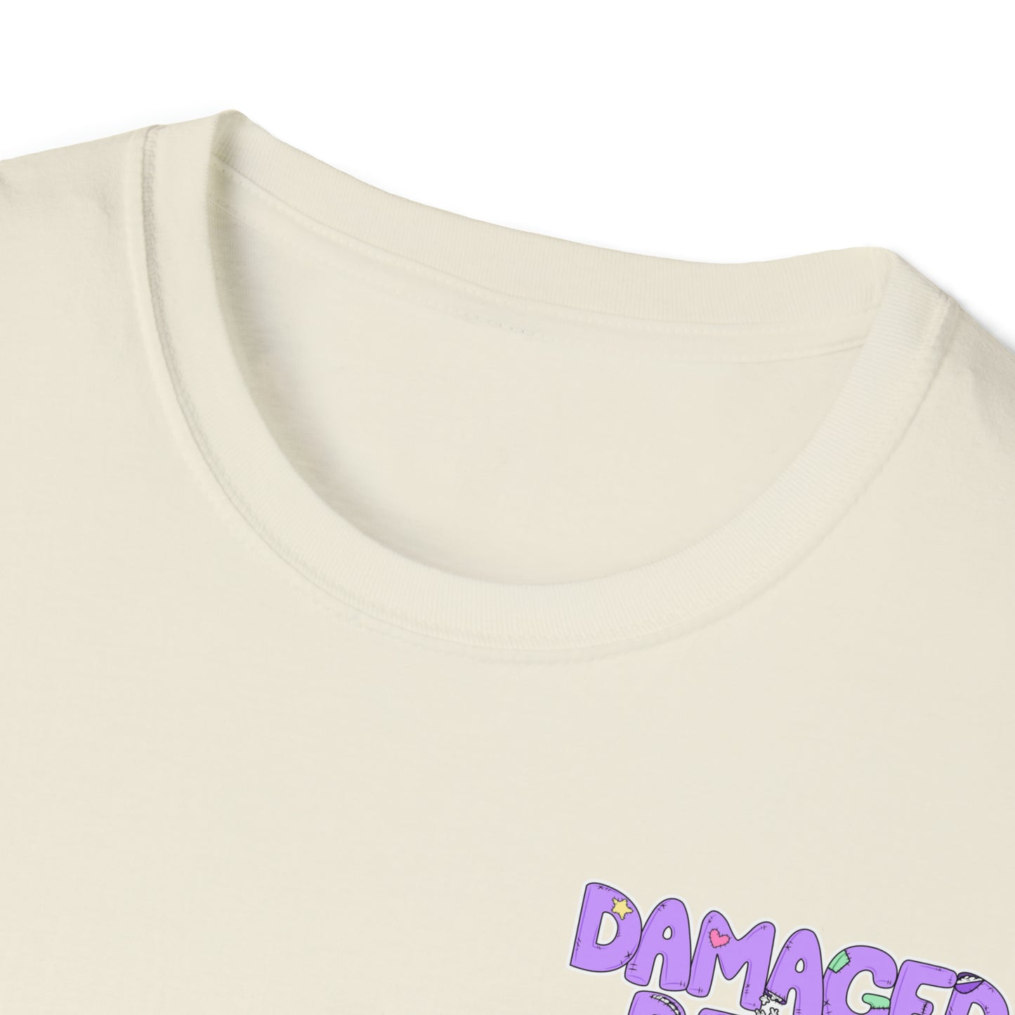 Damaged Bear T-Shirt Front and Back Design