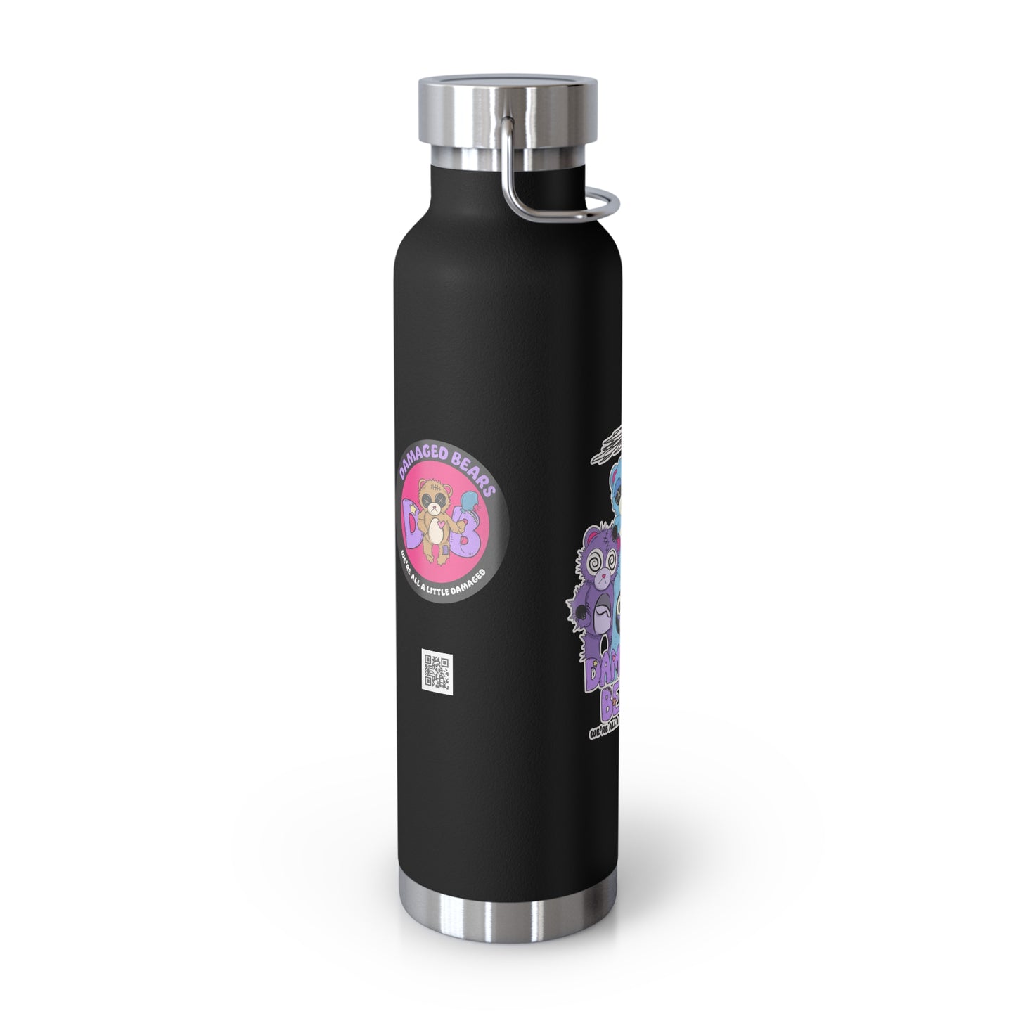 Damaged Bears Copper Vacuum Insulated Bottle, 22oz