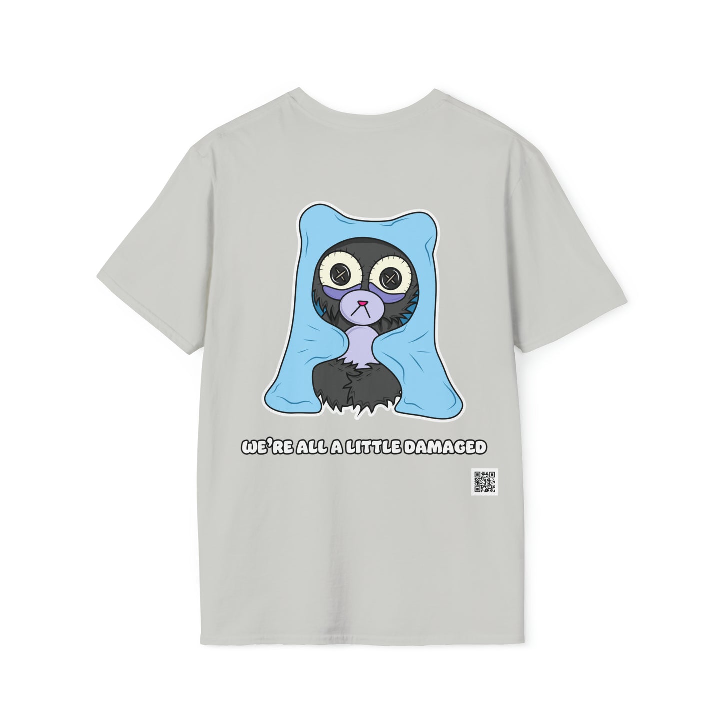 Insomnia Bear T-shirt Front and Back Design