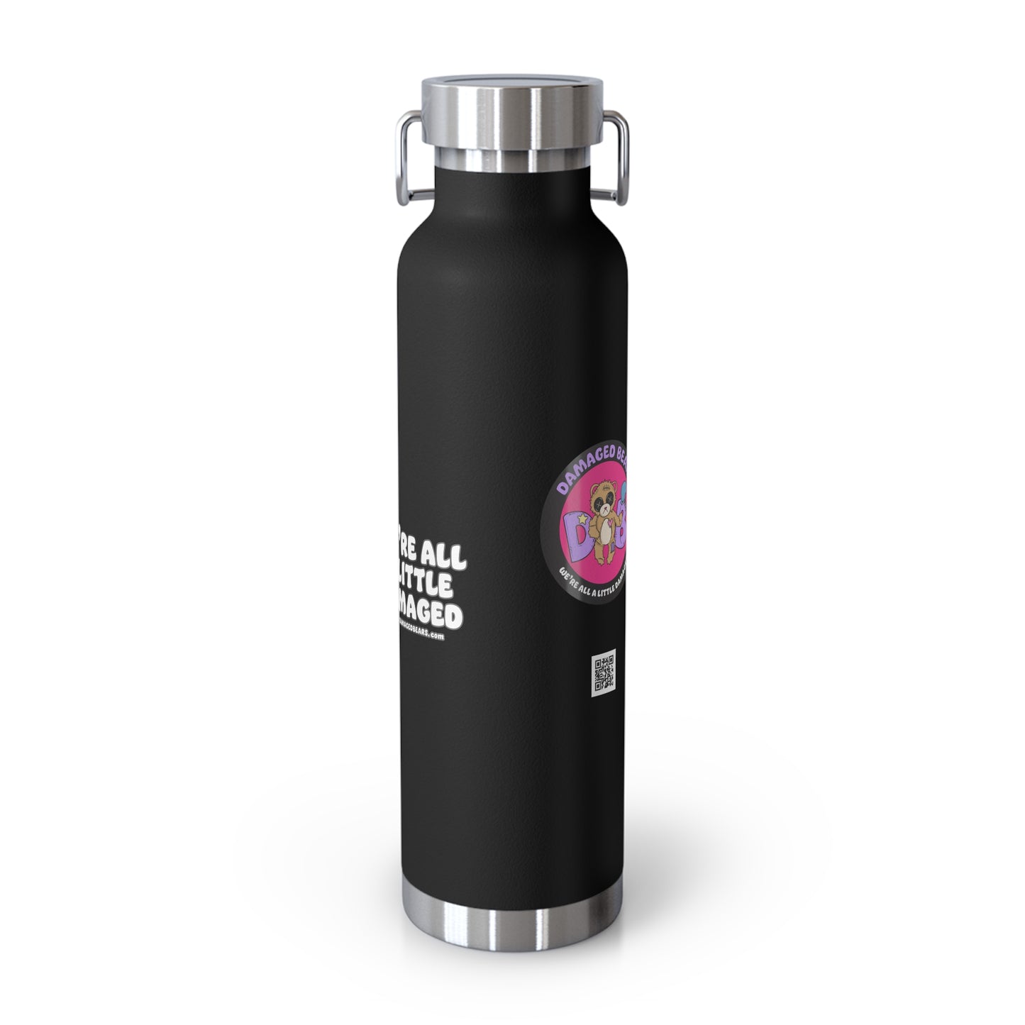 Damaged Bears Copper Vacuum Insulated Bottle, 22oz