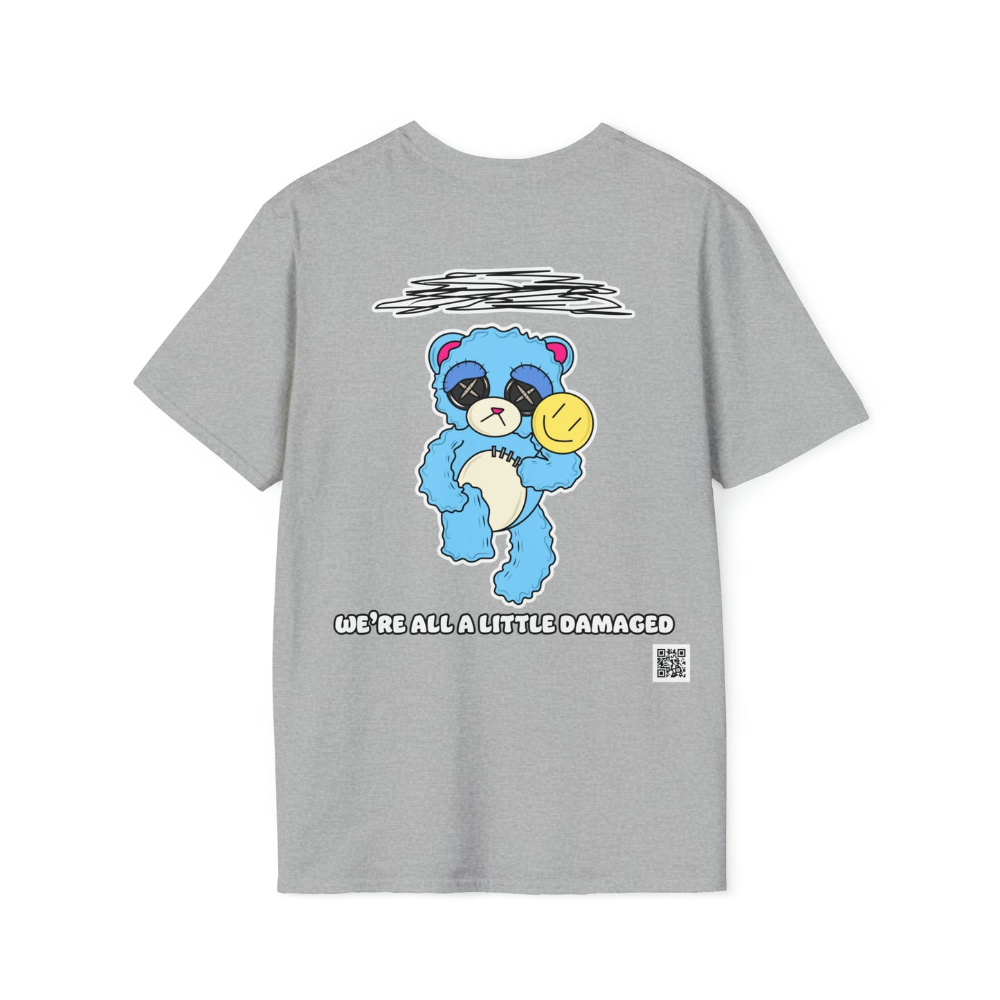 Depression Bear T-Shirt Front and Back Design