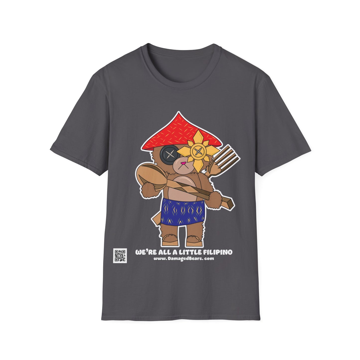 Filipino Bear "We're All A little Filipino" T-Shirt