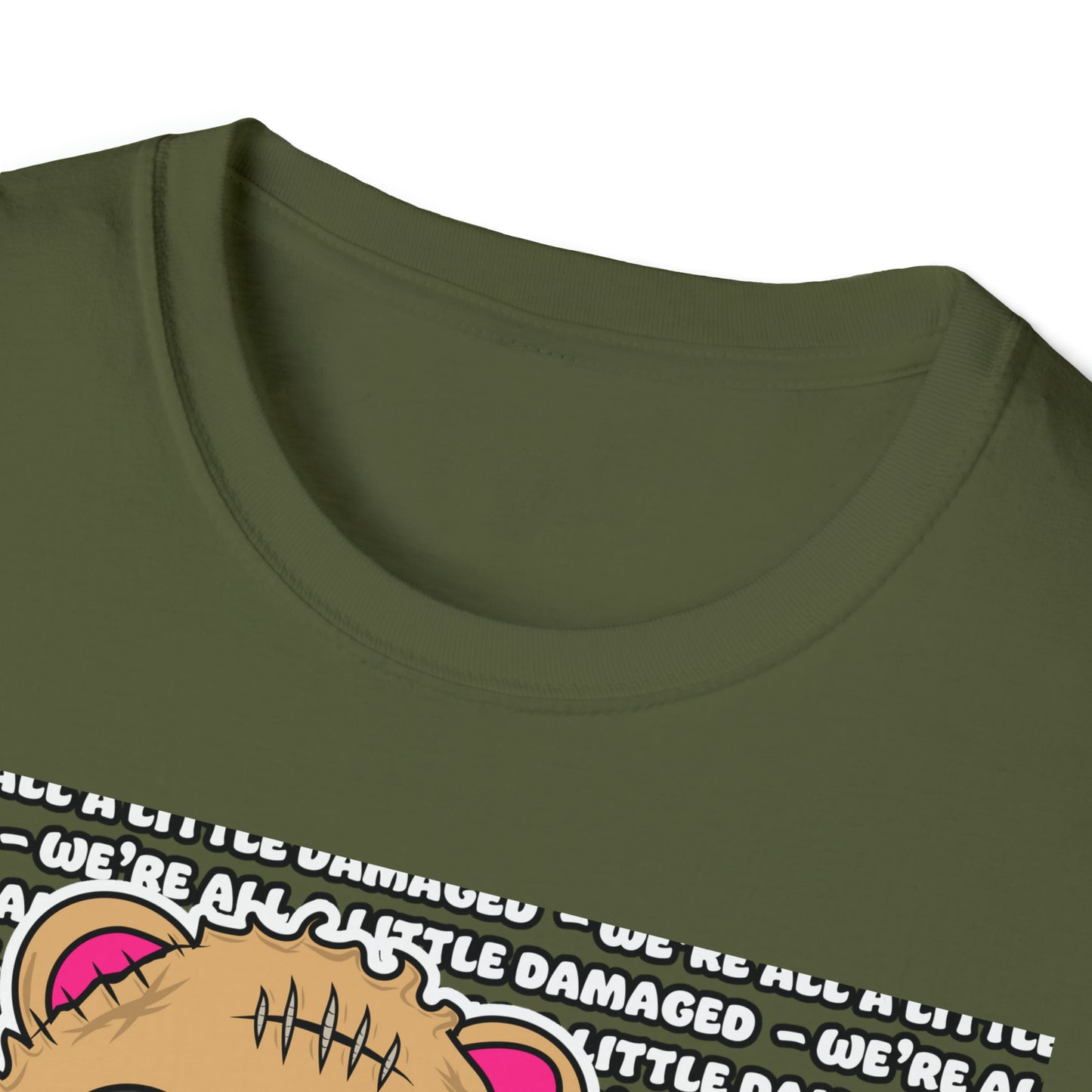 Damaged Bear "We're all a little Damaged" T-Shirt