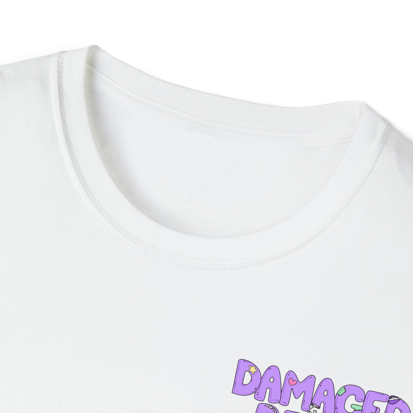 Damaged Bear T-Shirt Front and Back Design