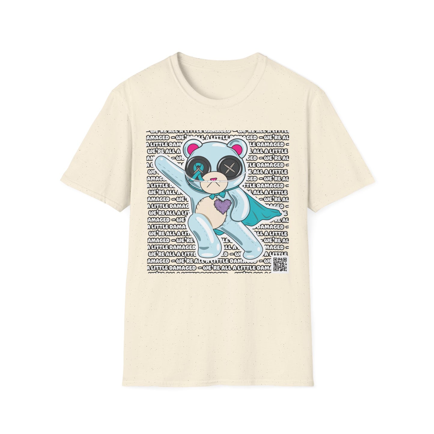 Sclero Bear "We're all a little Damaged" T-Shirt