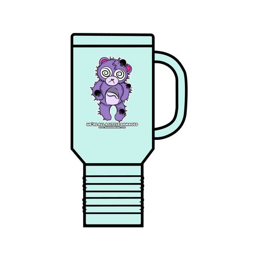 Anxiety Bear Insulated Travel Mug, 40oz