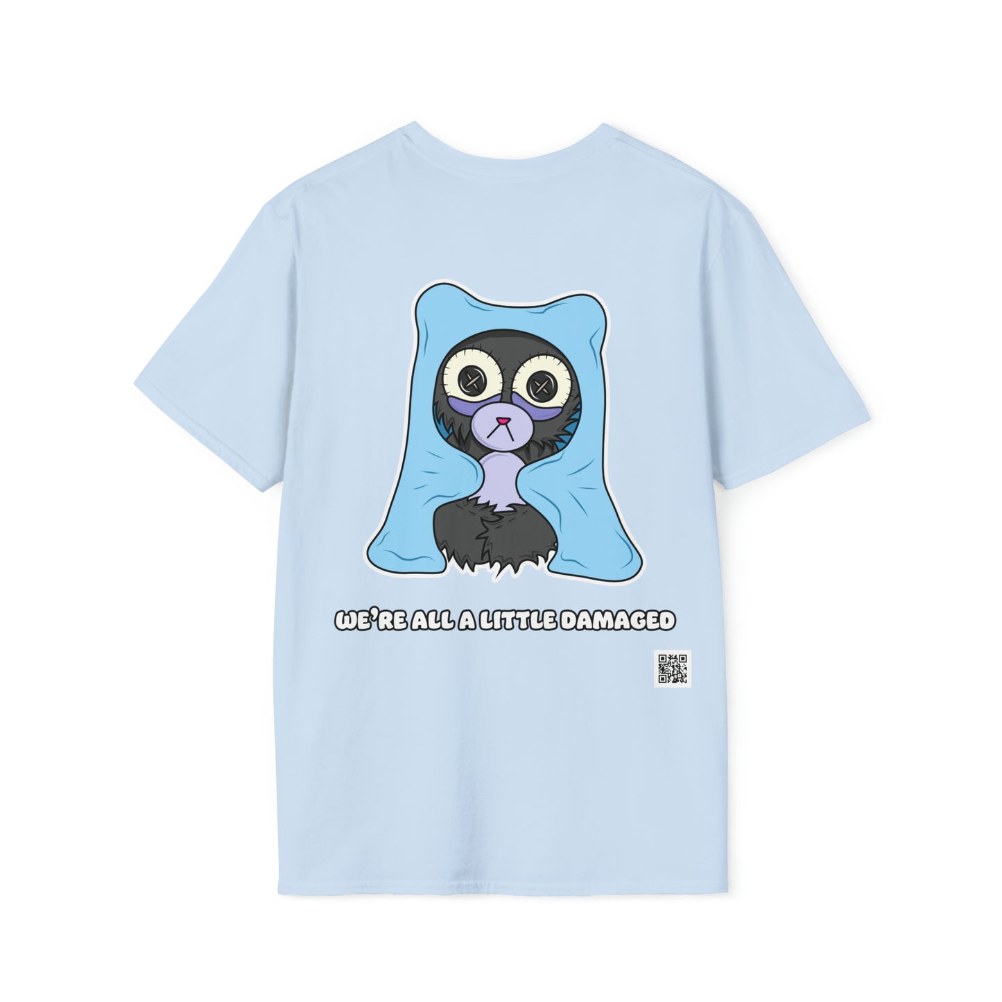 Insomnia Bear T-shirt Front and Back Design