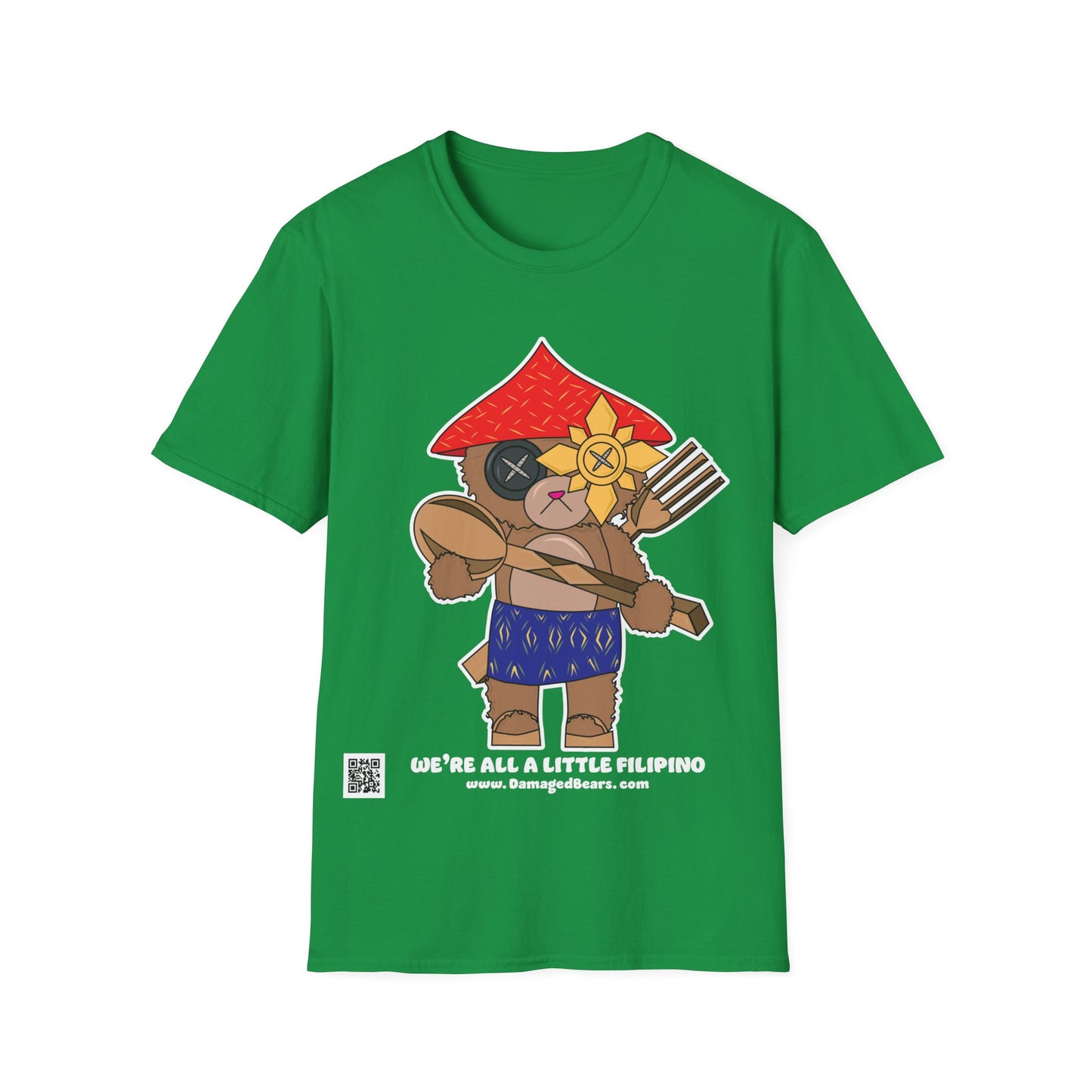 Filipino Bear "We're All A little Filipino" T-Shirt