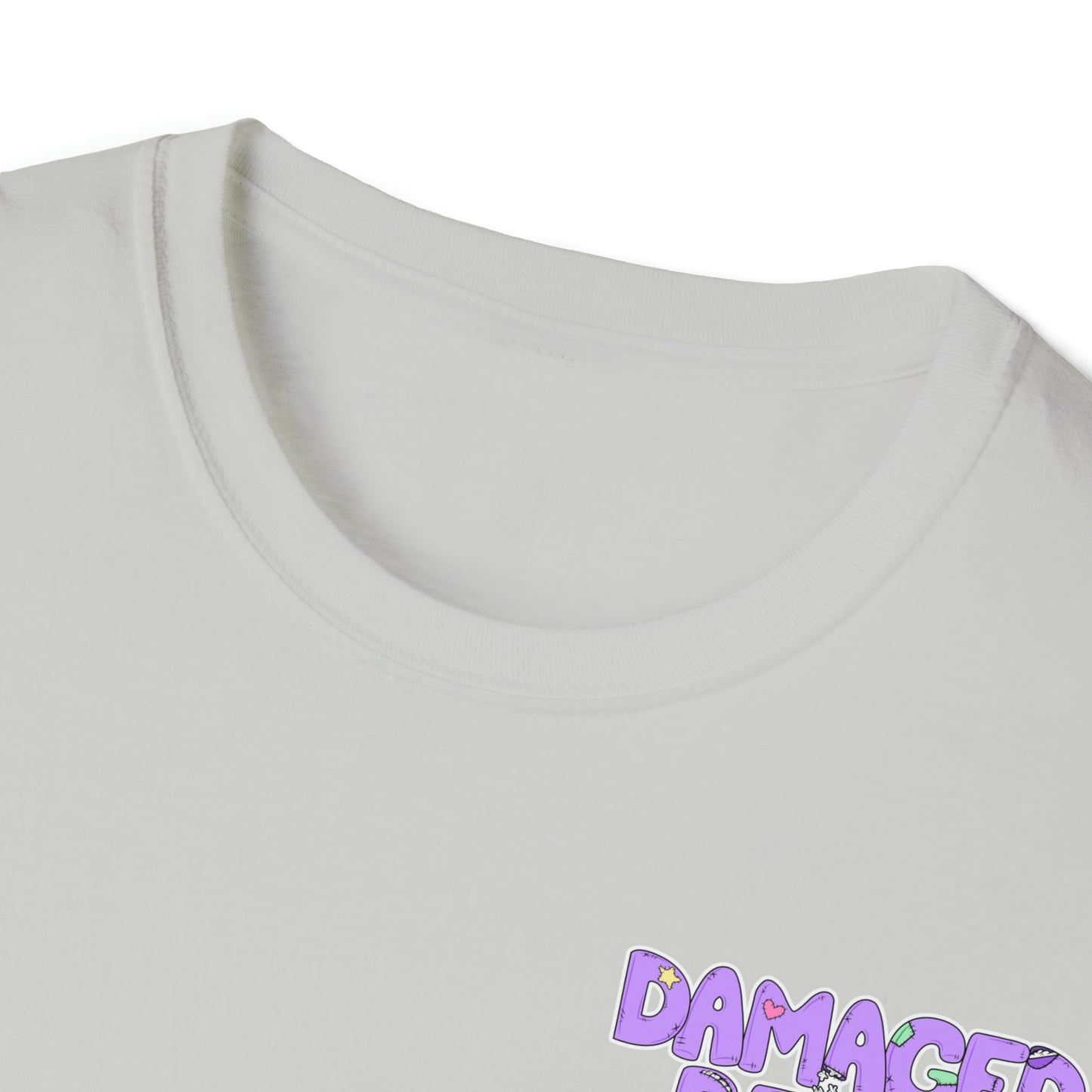 Damaged Bear T-Shirt Front and Back Design