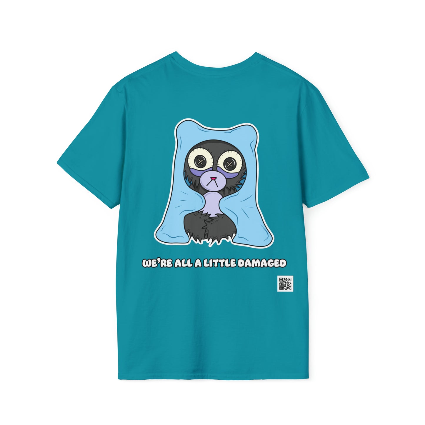 Insomnia Bear T-shirt Front and Back Design