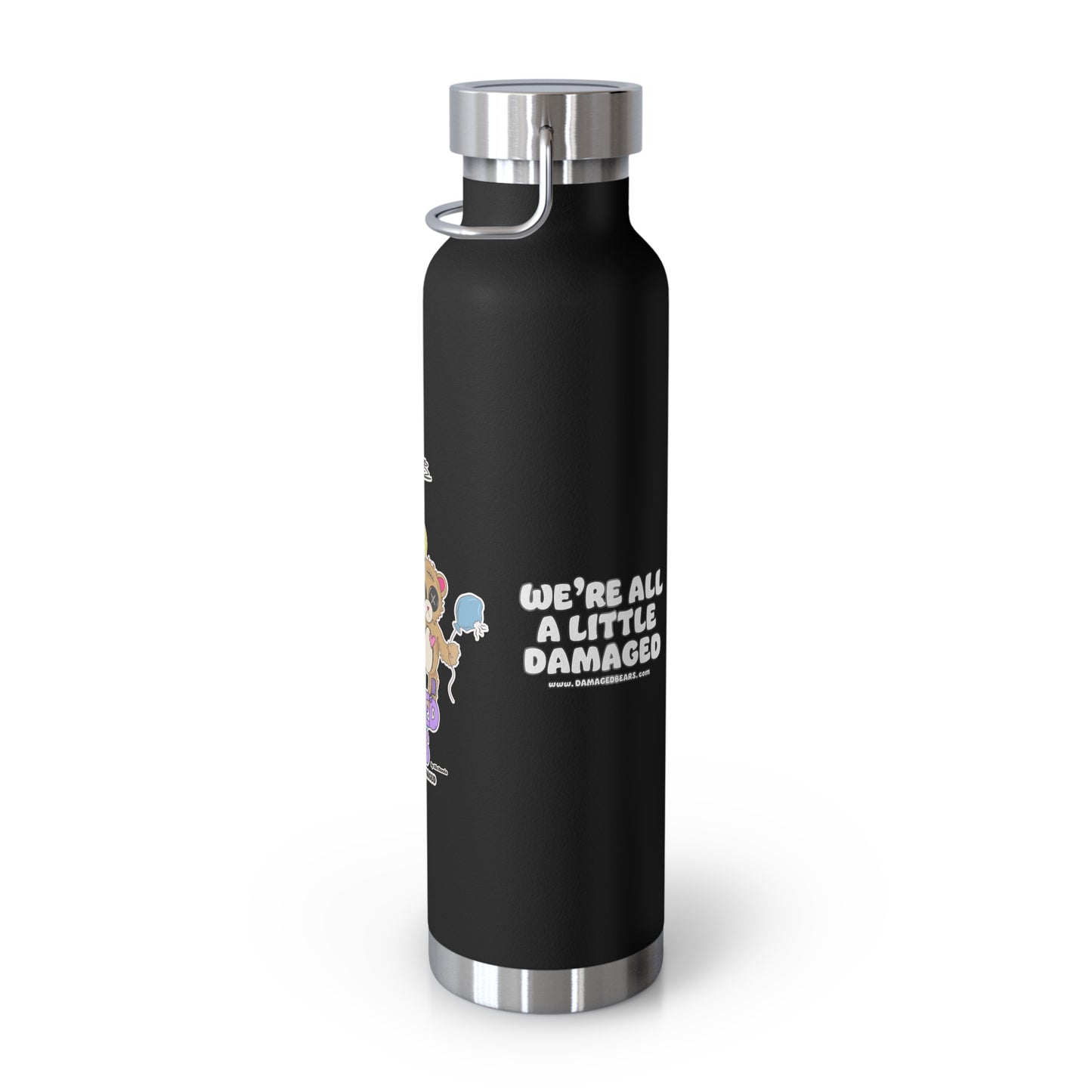 Damaged Bears Copper Vacuum Insulated Bottle, 22oz