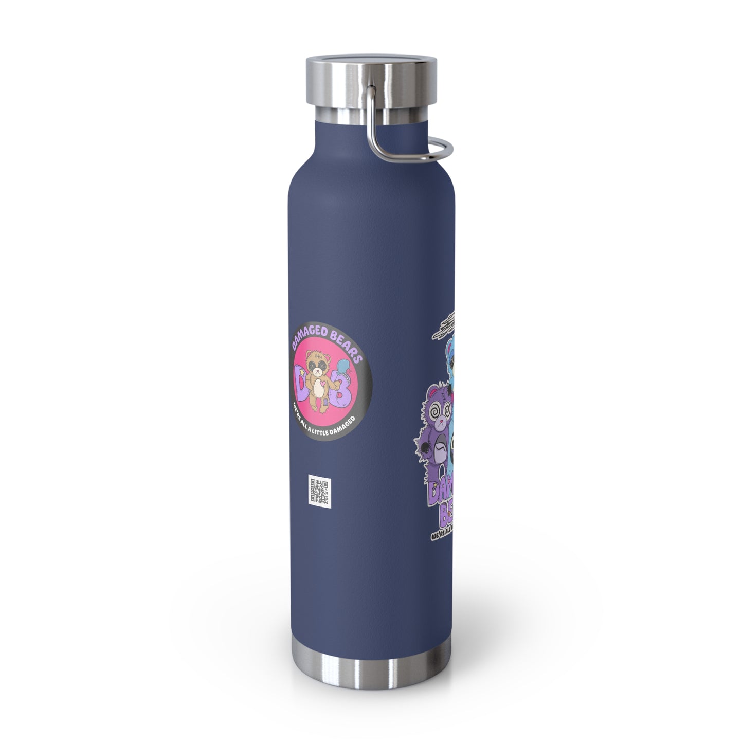 Damaged Bears Copper Vacuum Insulated Bottle, 22oz