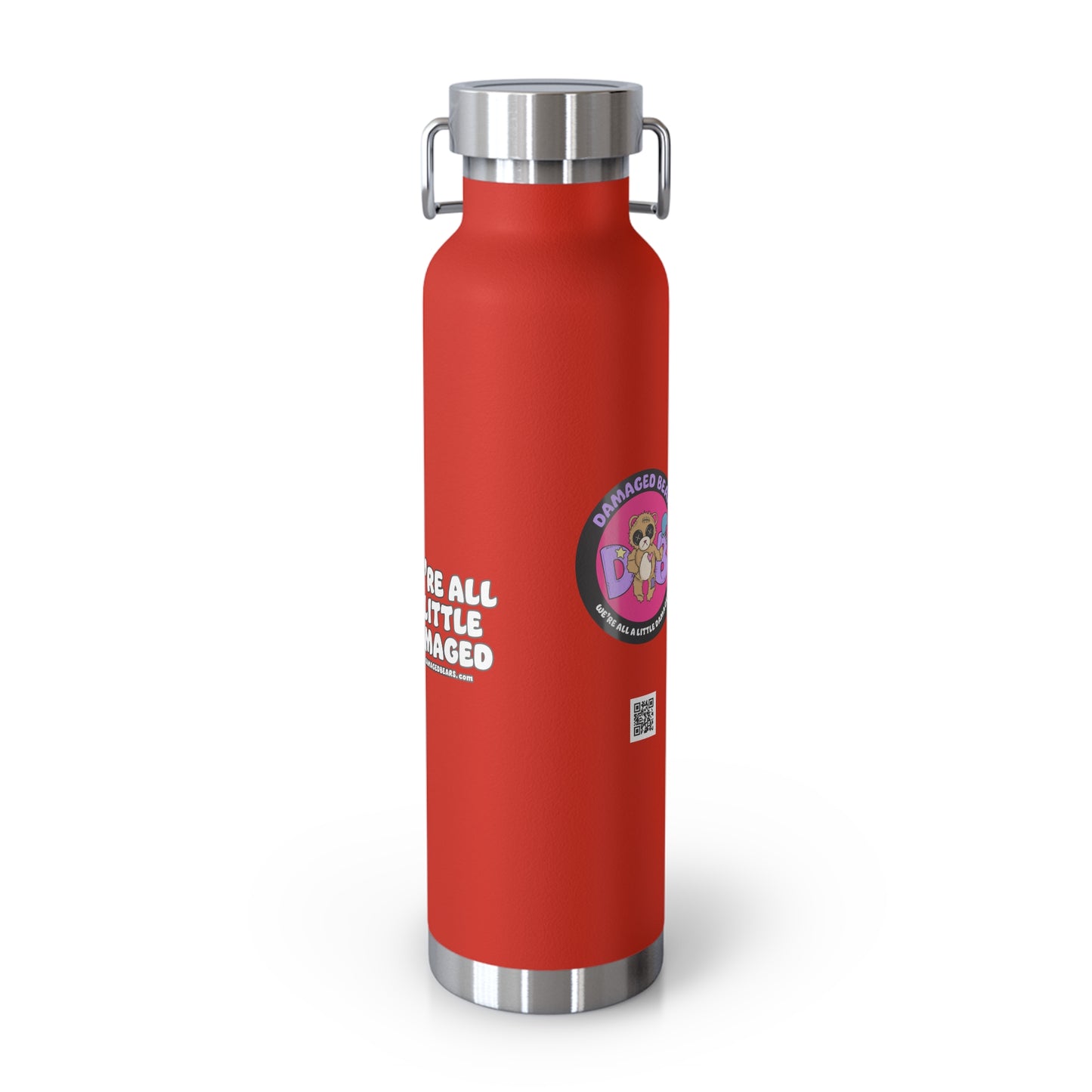 Damaged Bears Copper Vacuum Insulated Bottle, 22oz