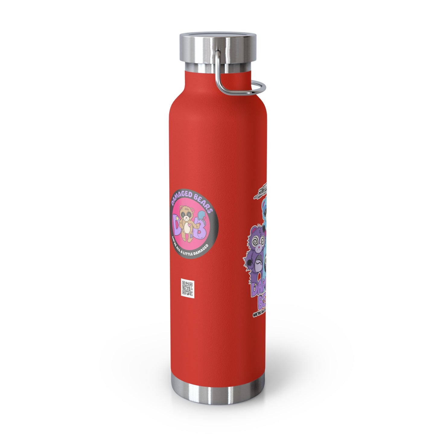 Damaged Bears Copper Vacuum Insulated Bottle, 22oz