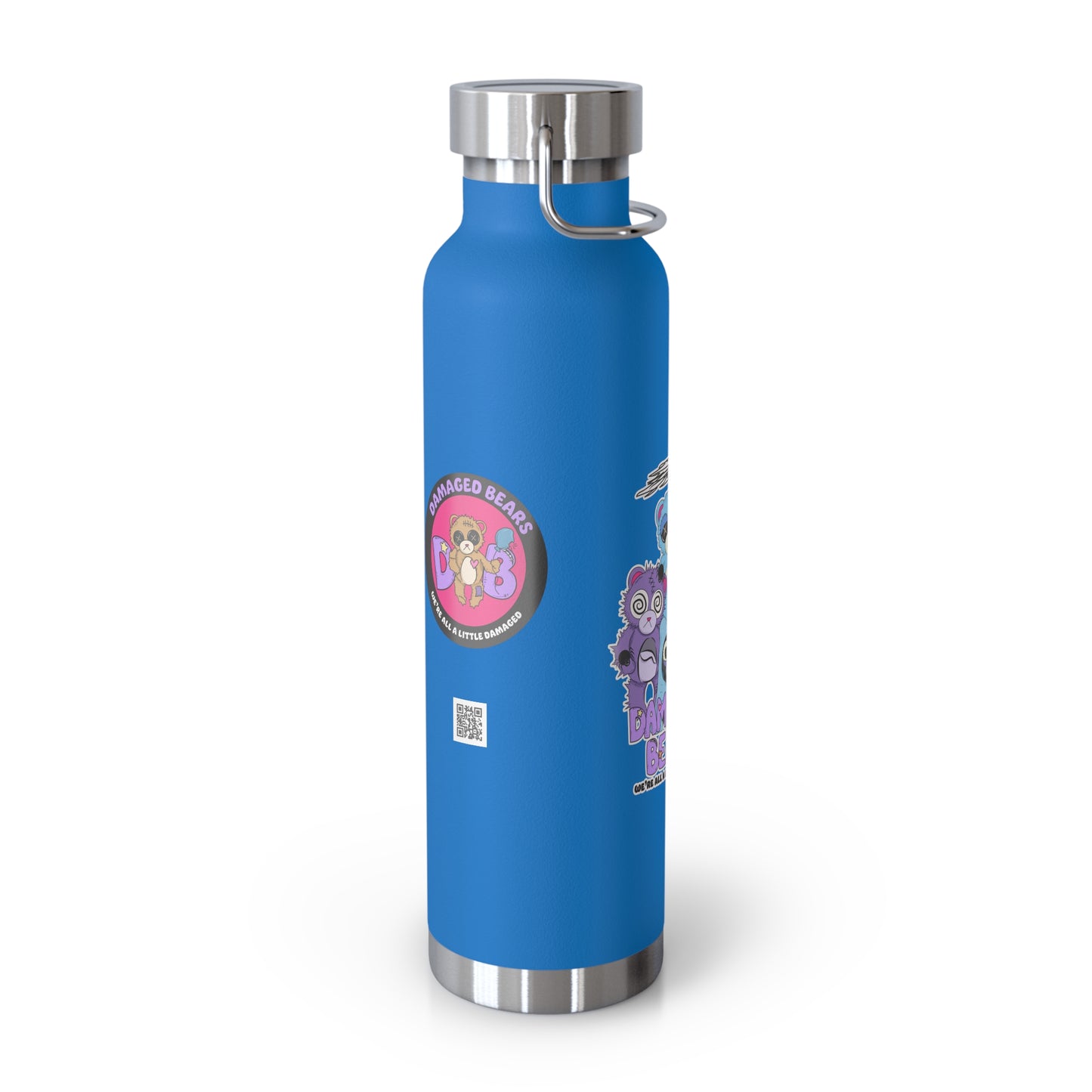 Damaged Bears Copper Vacuum Insulated Bottle, 22oz