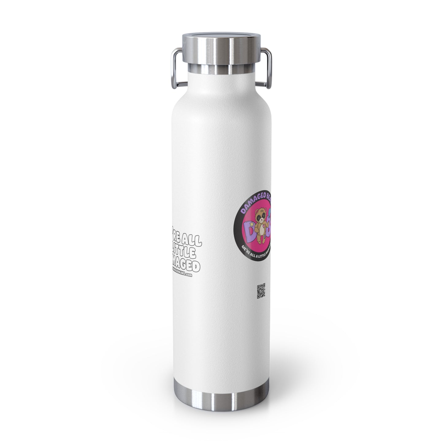 Damaged Bears Copper Vacuum Insulated Bottle, 22oz