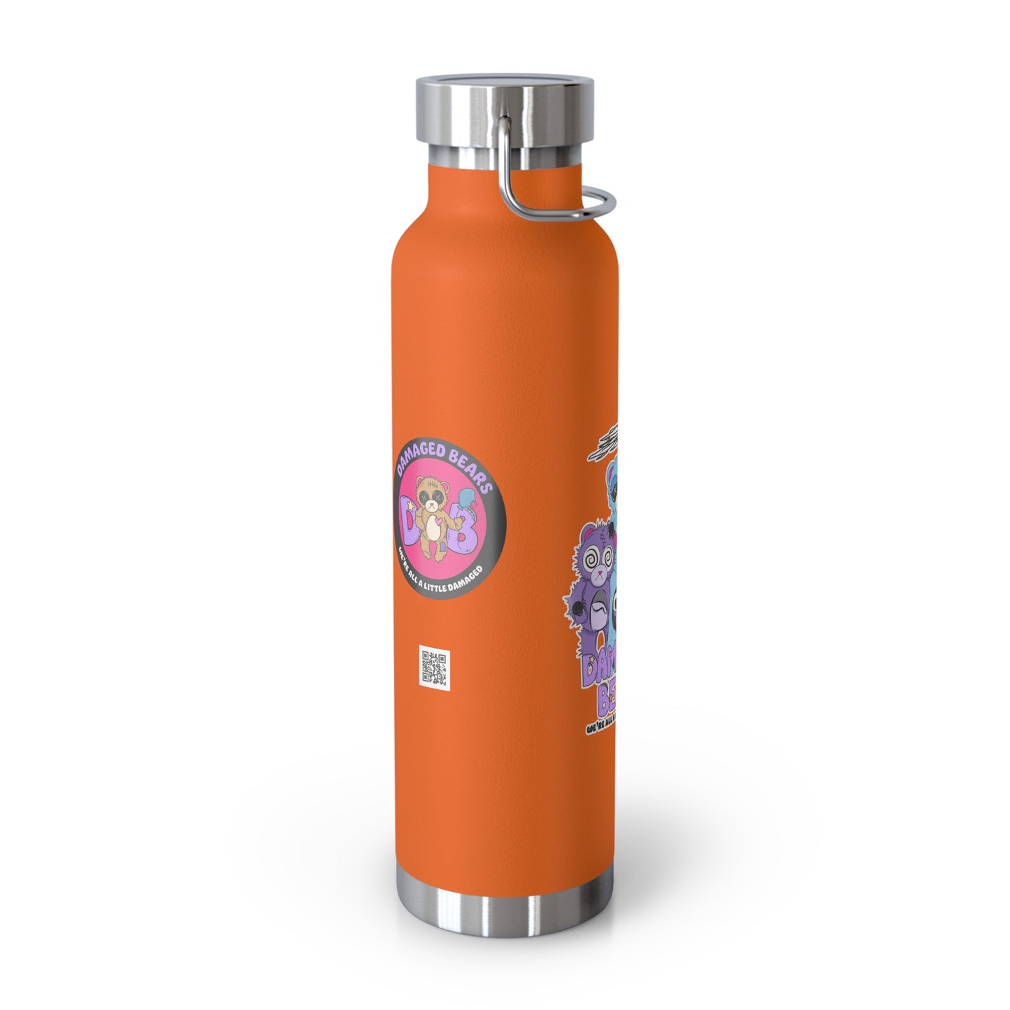 Damaged Bears Copper Vacuum Insulated Bottle, 22oz