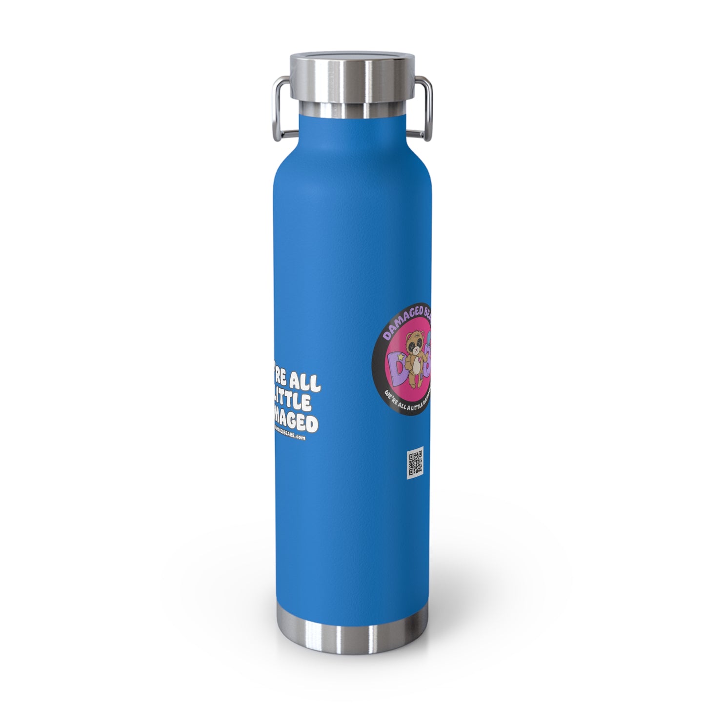 Damaged Bears Copper Vacuum Insulated Bottle, 22oz