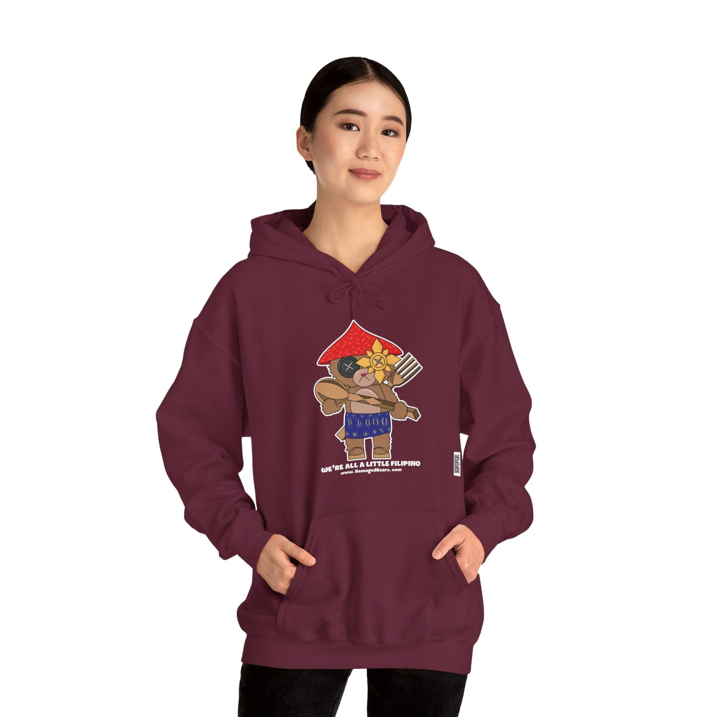 Filipino Bear Unisex Heavy Blend™ Hooded Sweatshirt