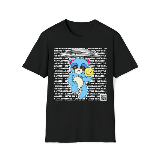 Depression Bear "We're all a little Damaged" T-Shirt