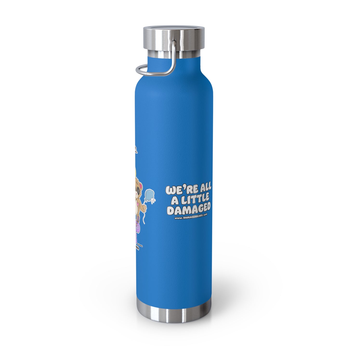 Damaged Bears Copper Vacuum Insulated Bottle, 22oz