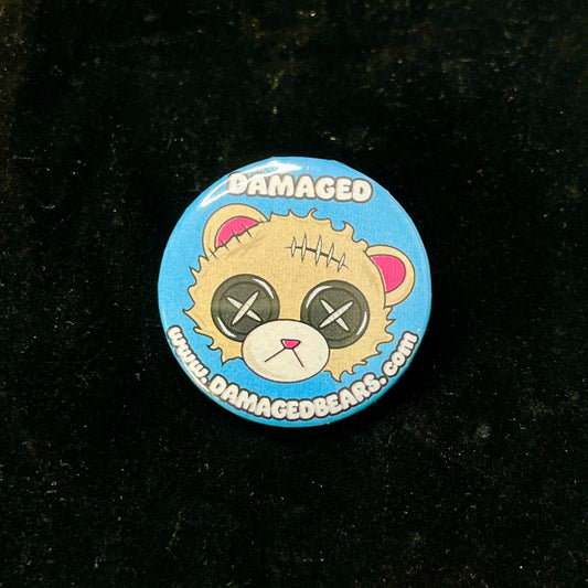 Damaged Bear Button 1.25"