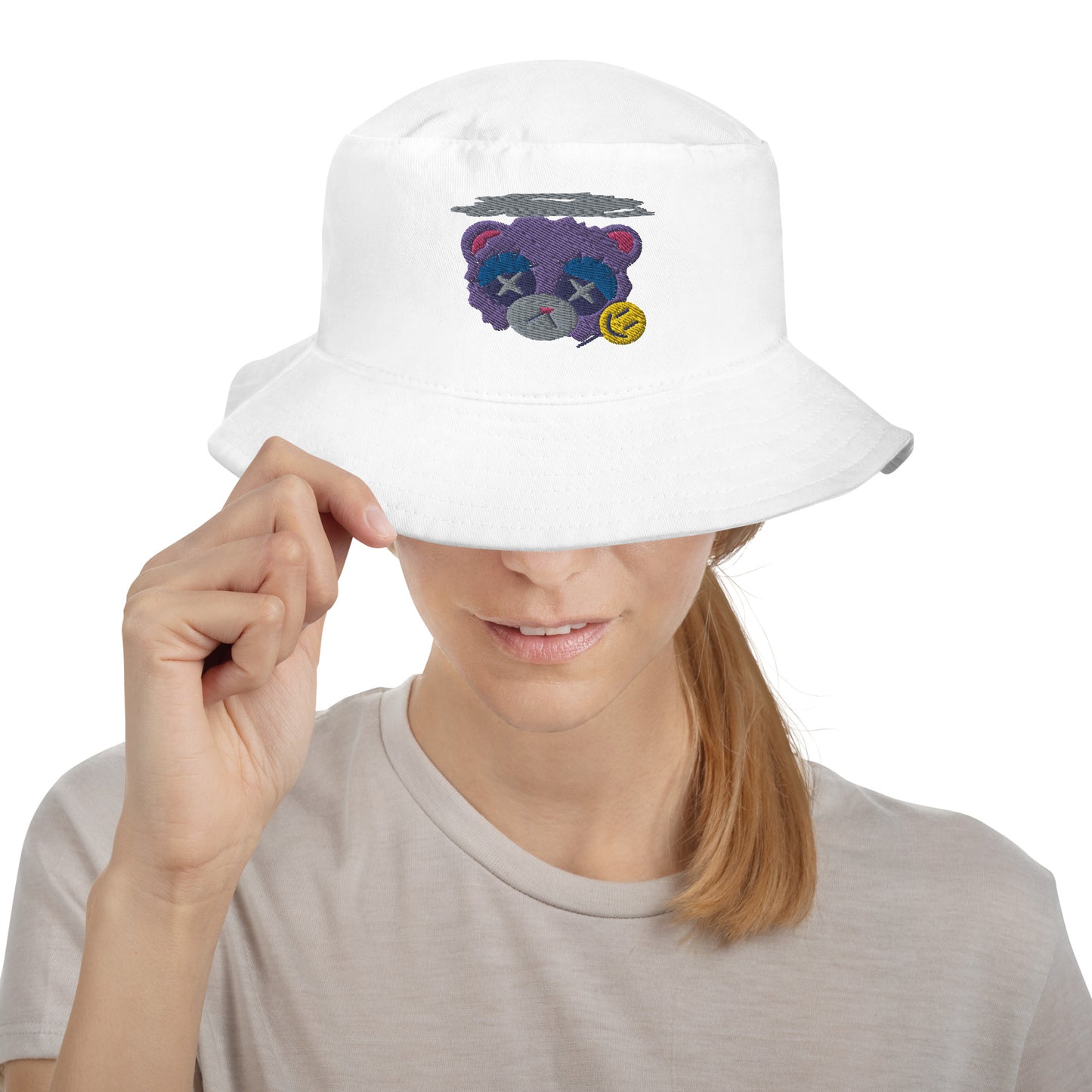 Depression Bear Bucket Hat