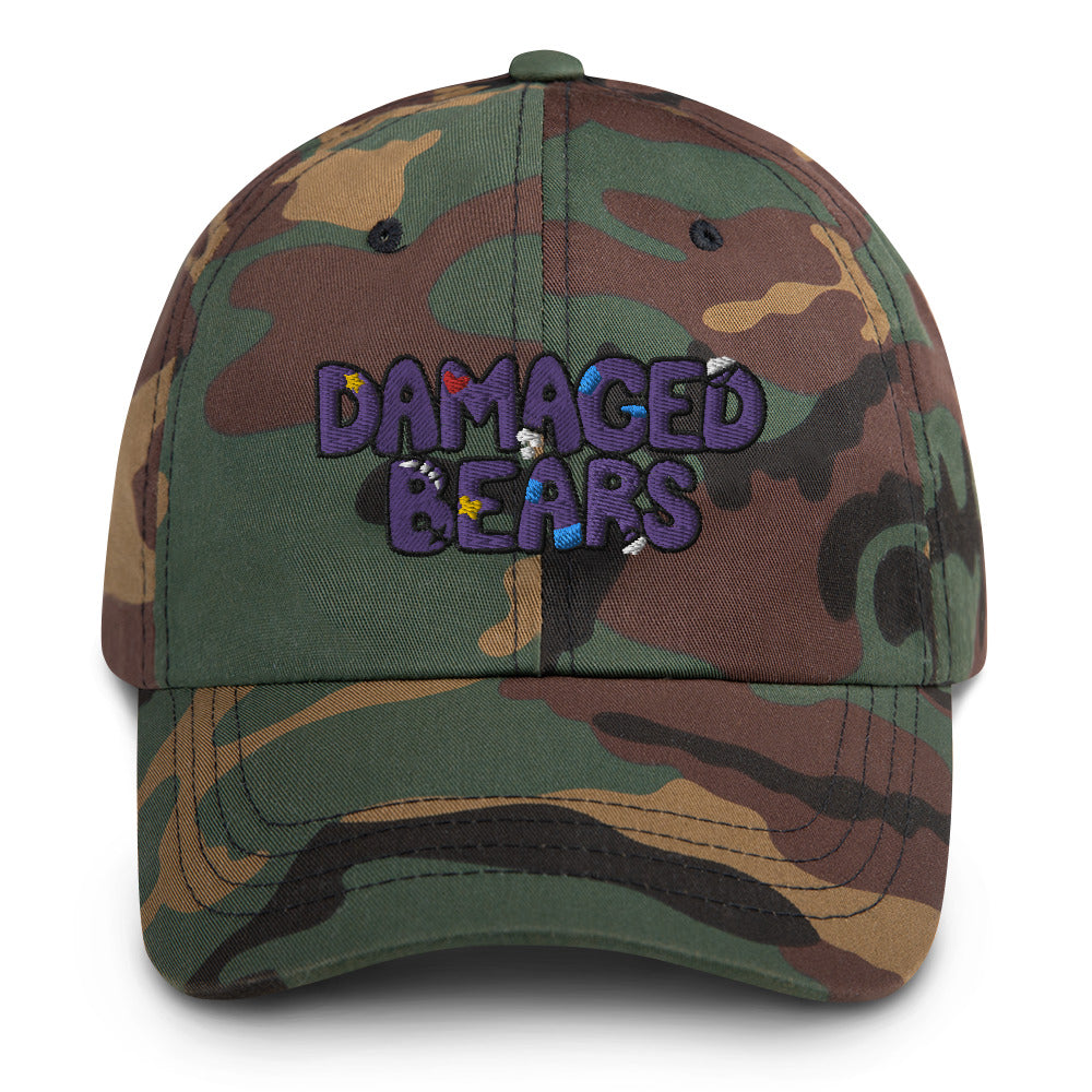 Damaged Bear Logo Twill Hat