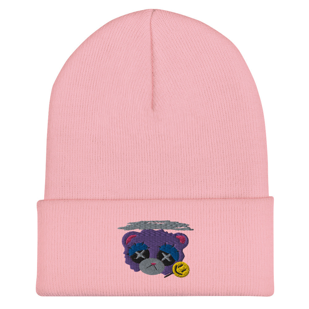 Depression Bear Cuffed Beanie