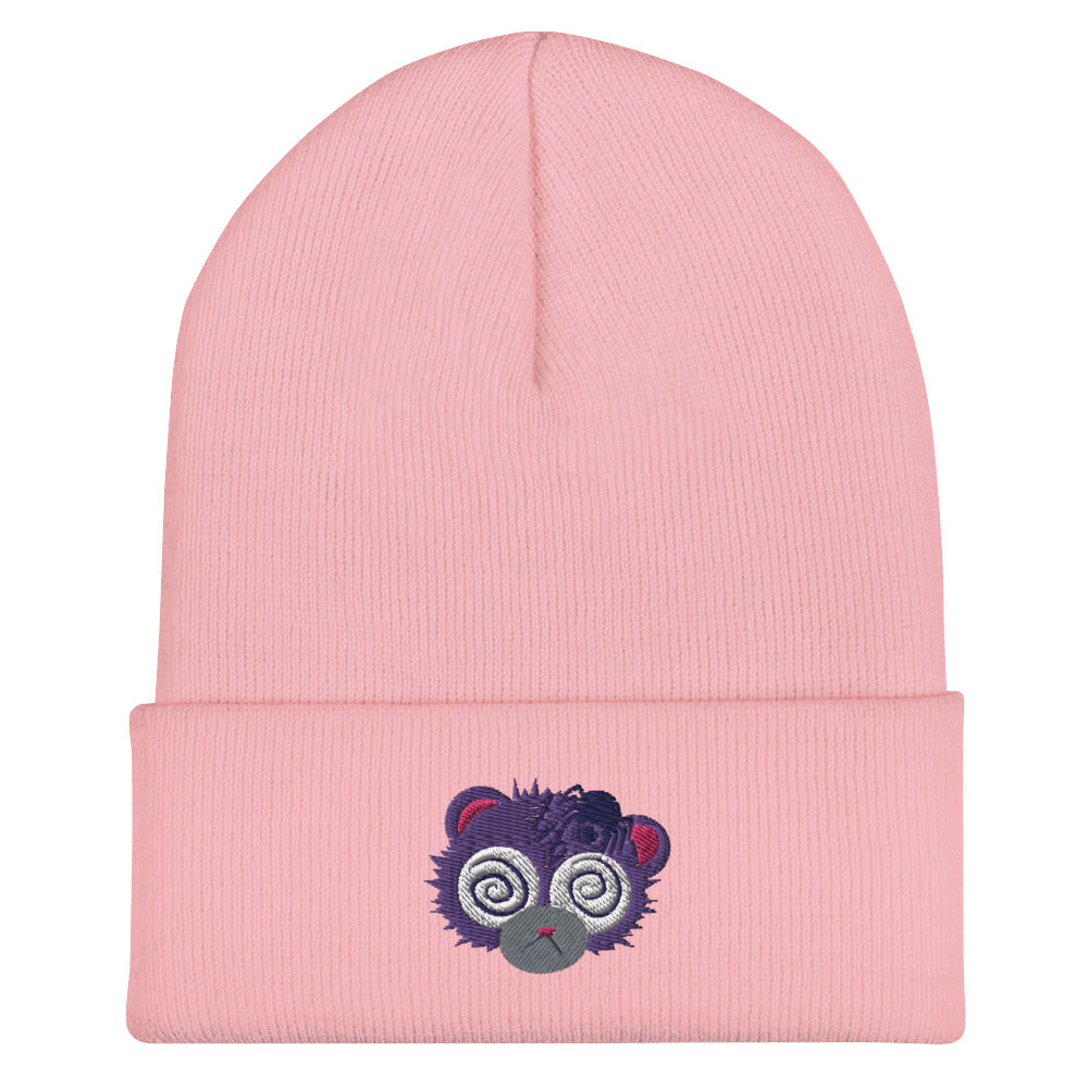 Anxiety Bear Cuffed Beanie