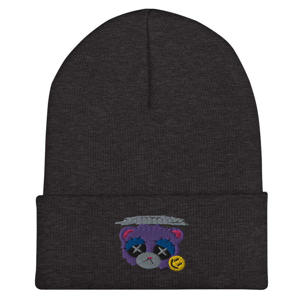 Depression Bear Cuffed Beanie