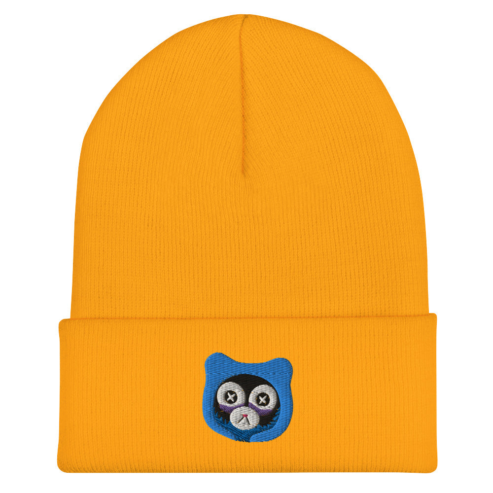 Insomnia Bear Cuffed Beanie