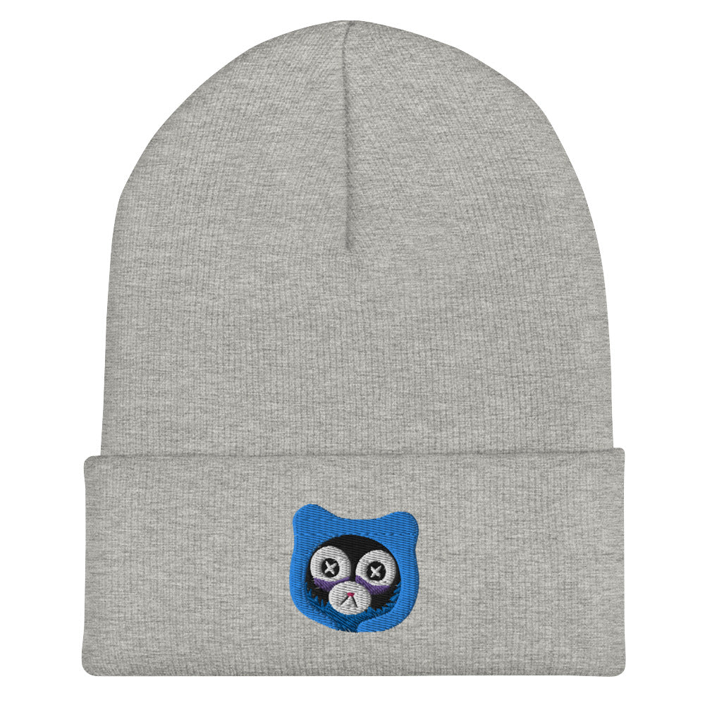 Insomnia Bear Cuffed Beanie