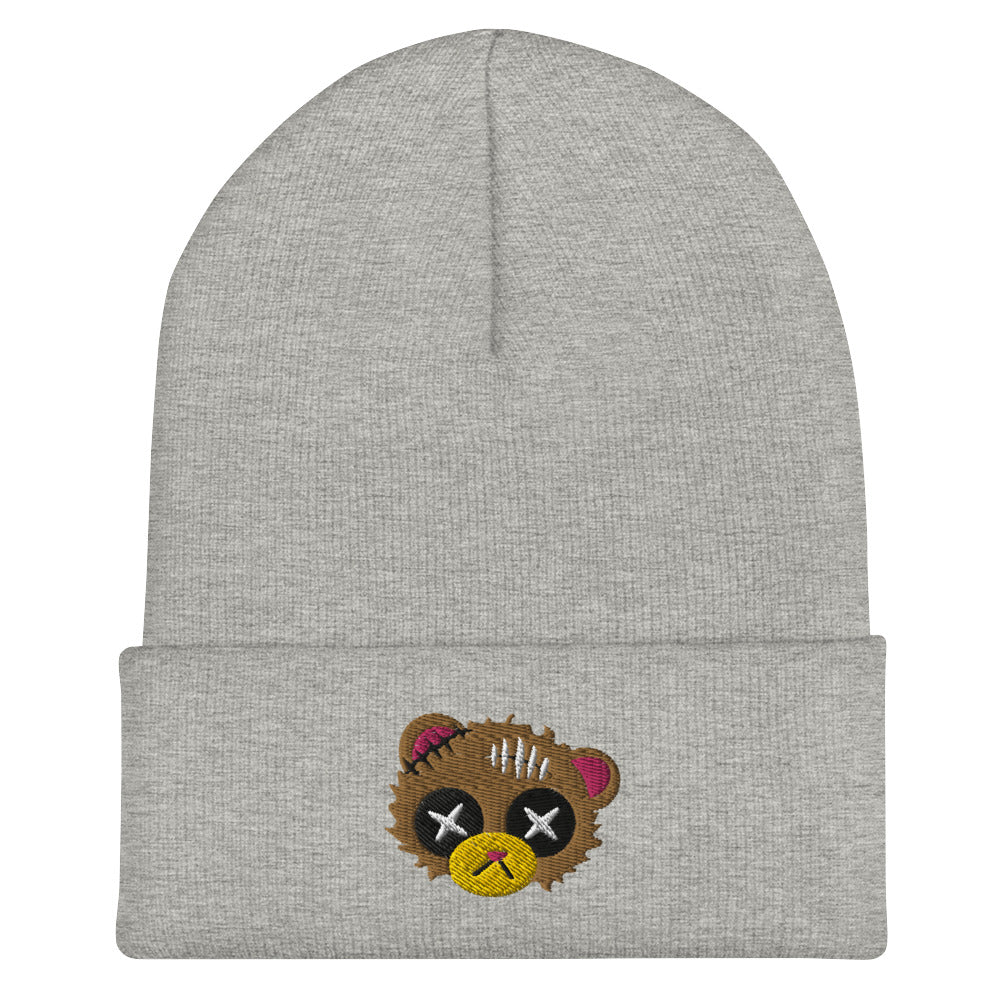 Damaged Bear Cuffed Beanie