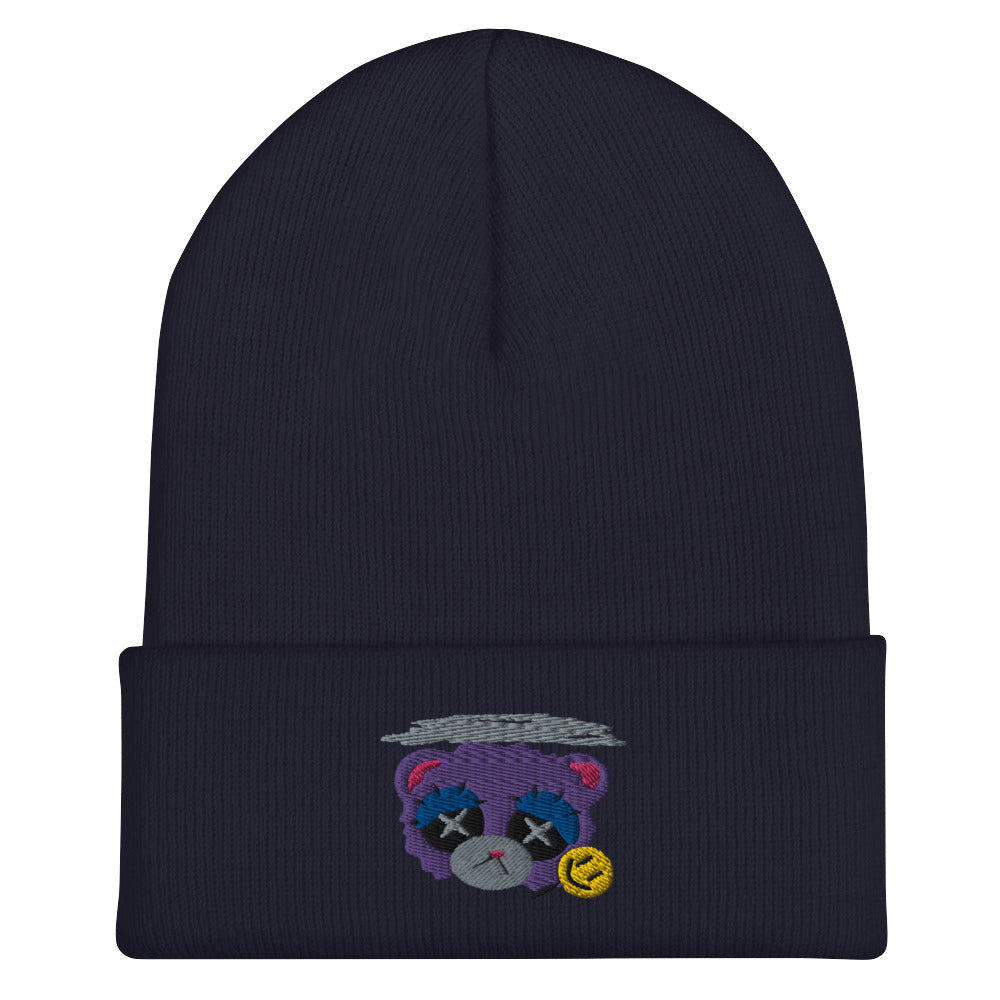 Depression Bear Cuffed Beanie