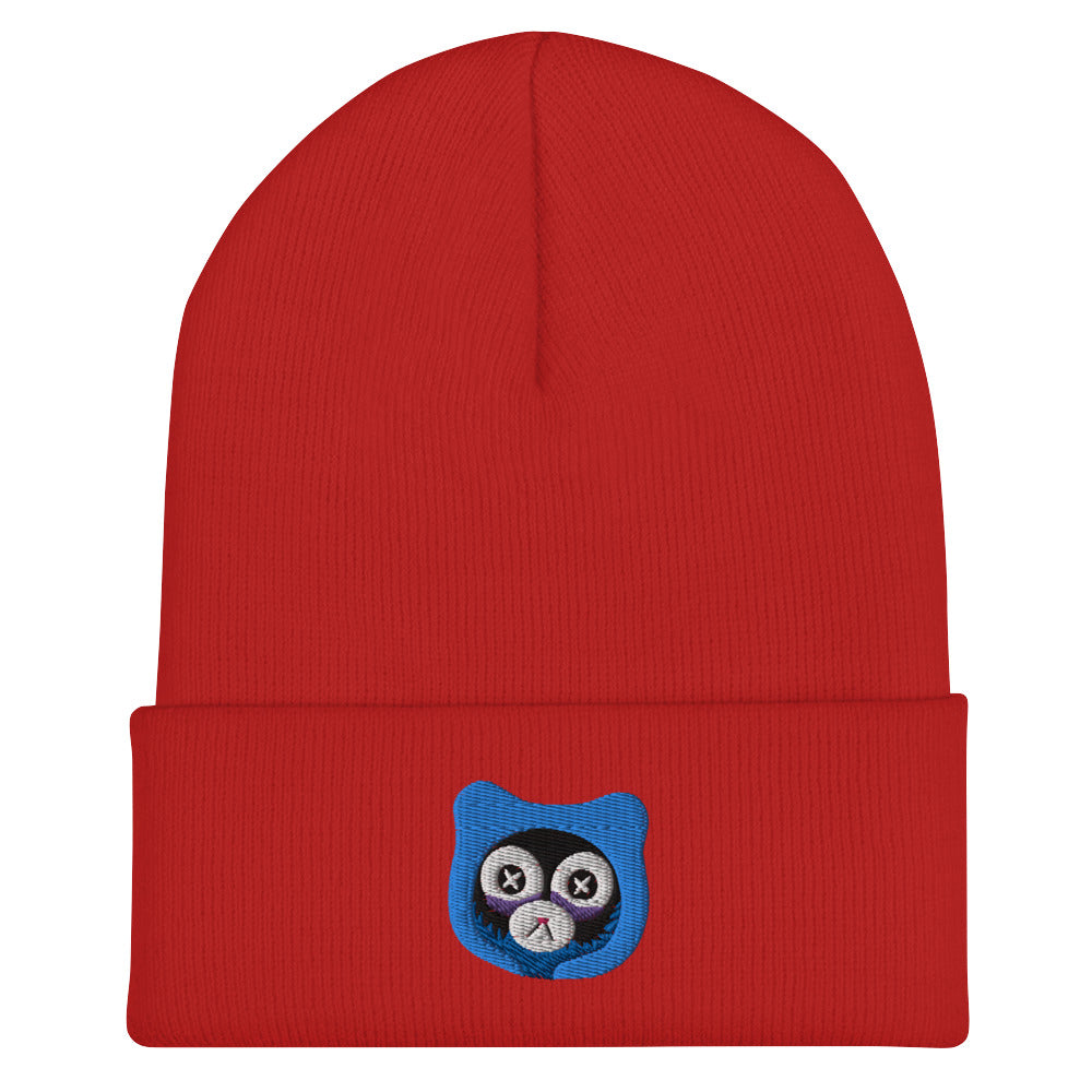 Insomnia Bear Cuffed Beanie