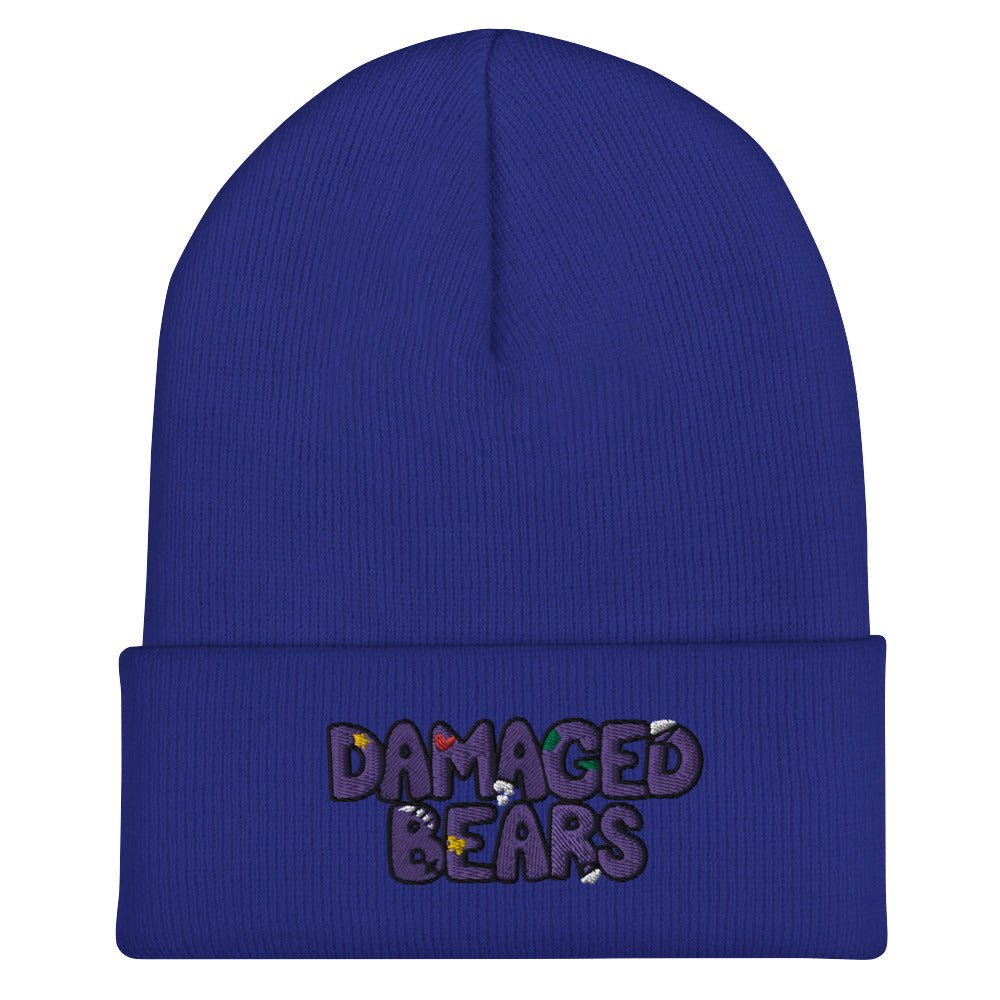 Damaged Bear Logo Cuffed Beanie