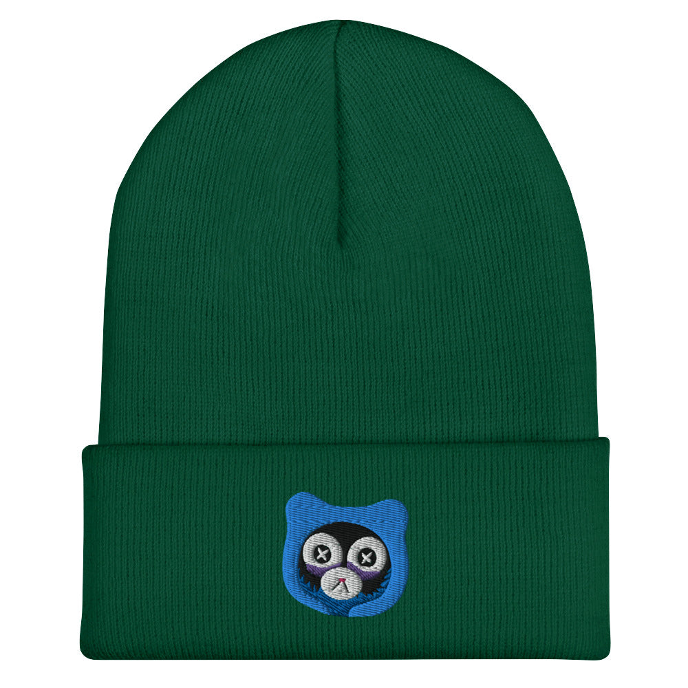 Insomnia Bear Cuffed Beanie