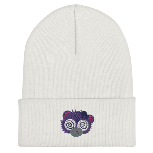 Anxiety Bear Cuffed Beanie