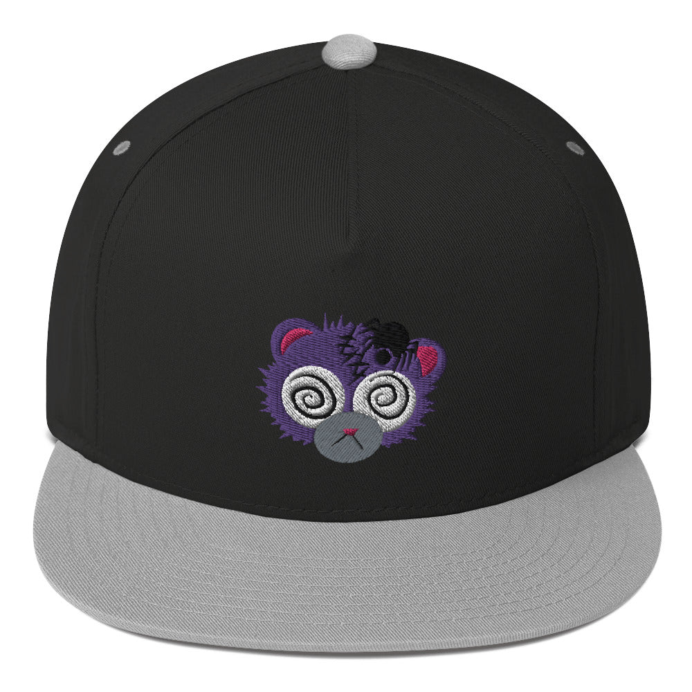 Anxiety Bear Flat Bill Cap