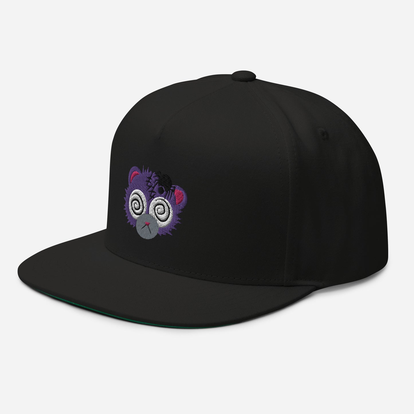 Anxiety Bear Flat Bill Cap