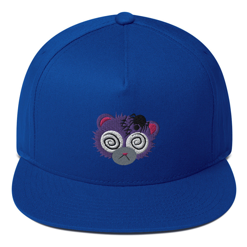 Anxiety Bear Flat Bill Cap