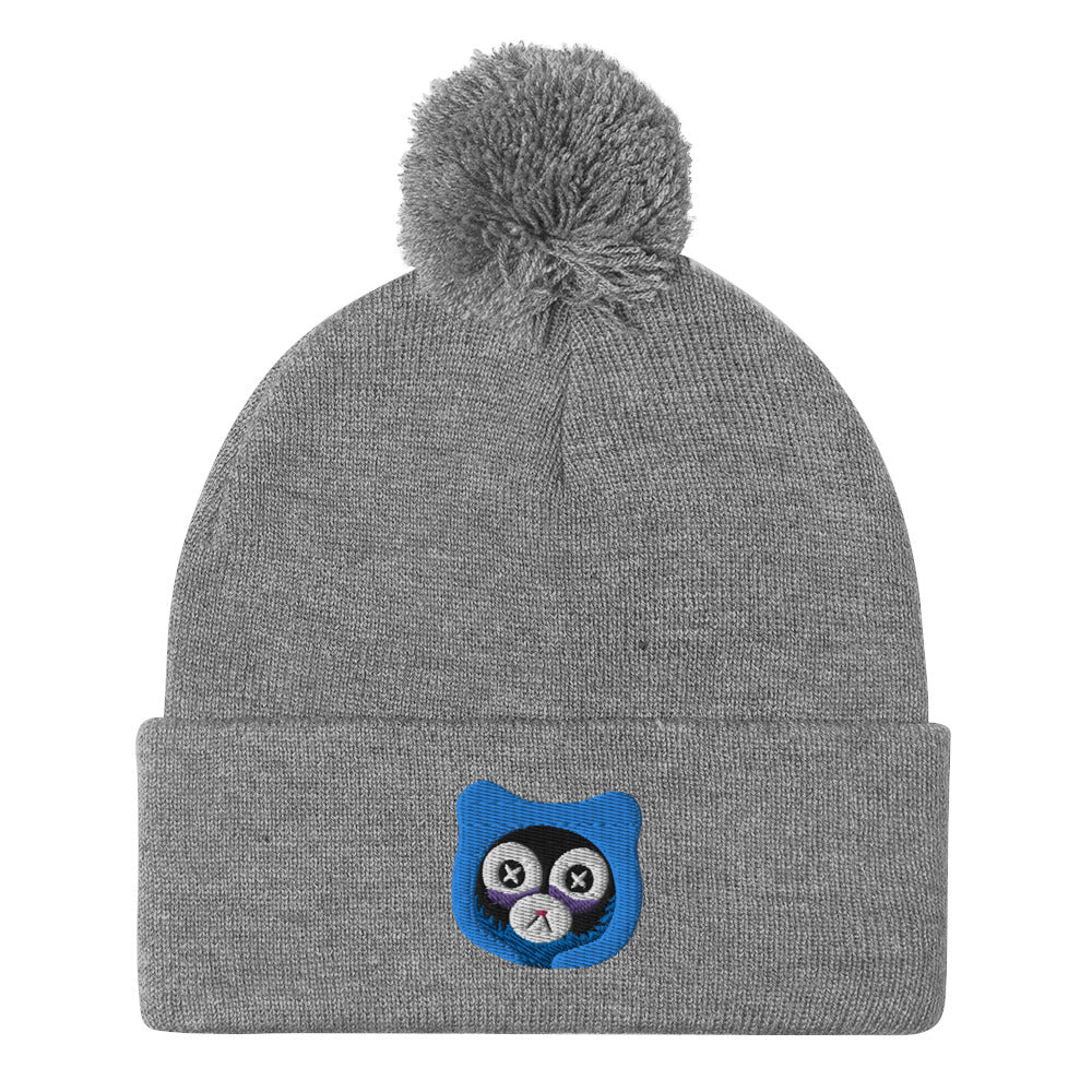 Insomnia Bear Pom-Pom Beanie